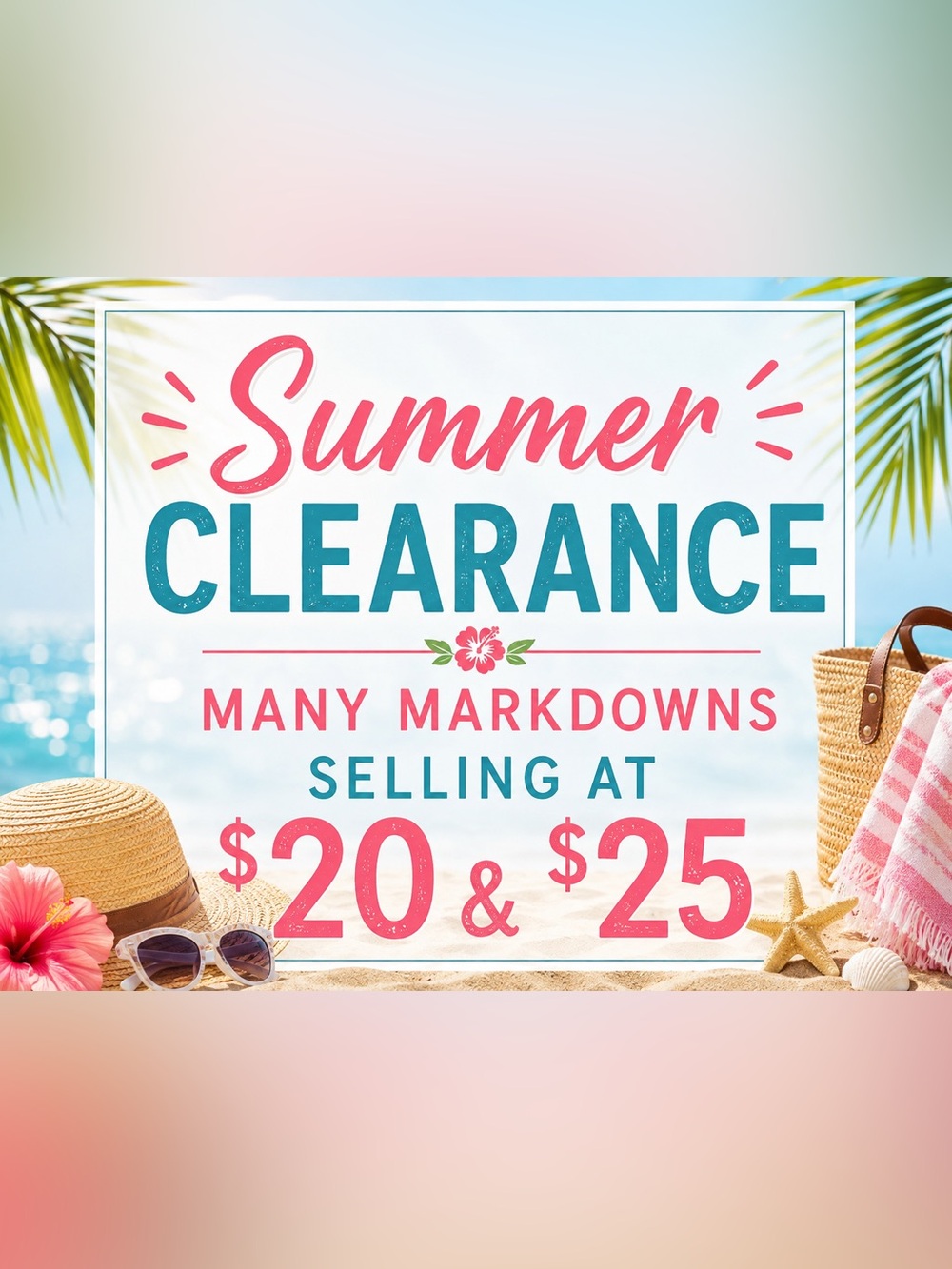 Summer Clearance!